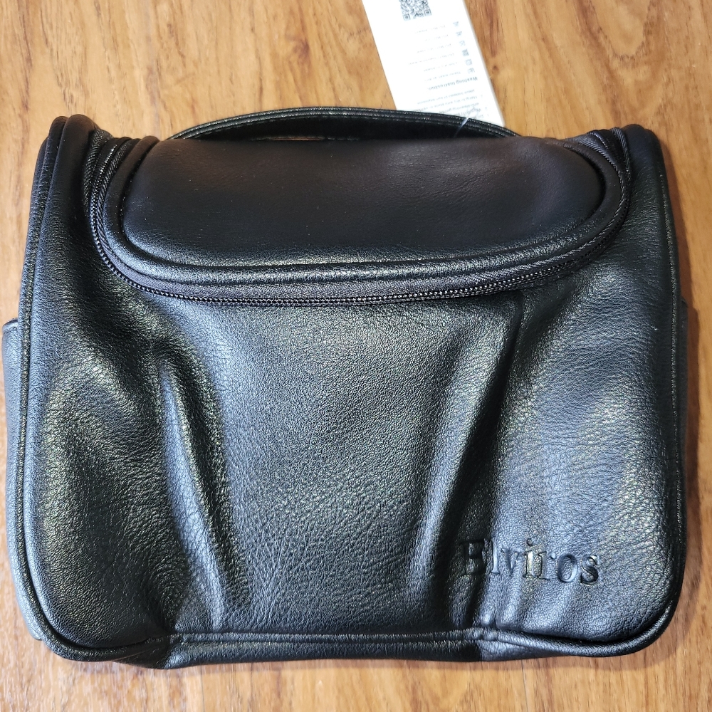Elviros Black Toiletry Bag
